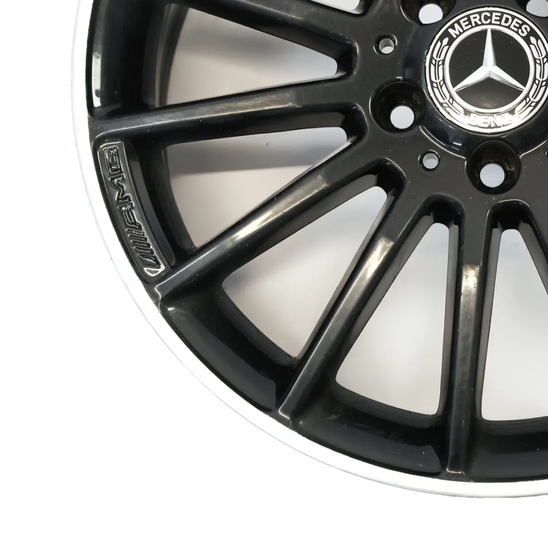 Mercedes W176 W246 AMG Black Wheel Alloy Rim 18" ET:52 7.5J A1764010200