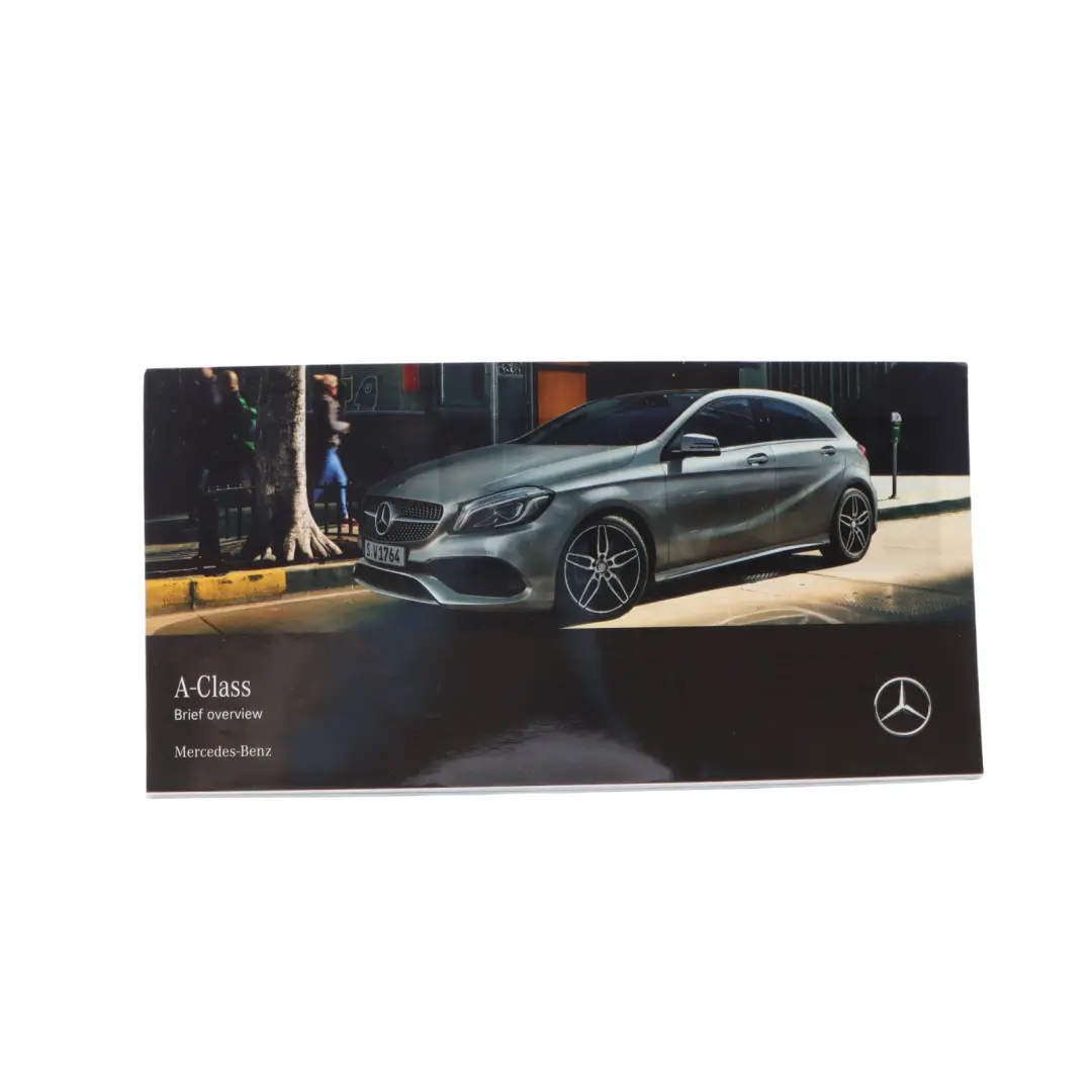 Mercedes W176 Owner's Handbook Service Booklet Slipcase Pouch Case Wallet