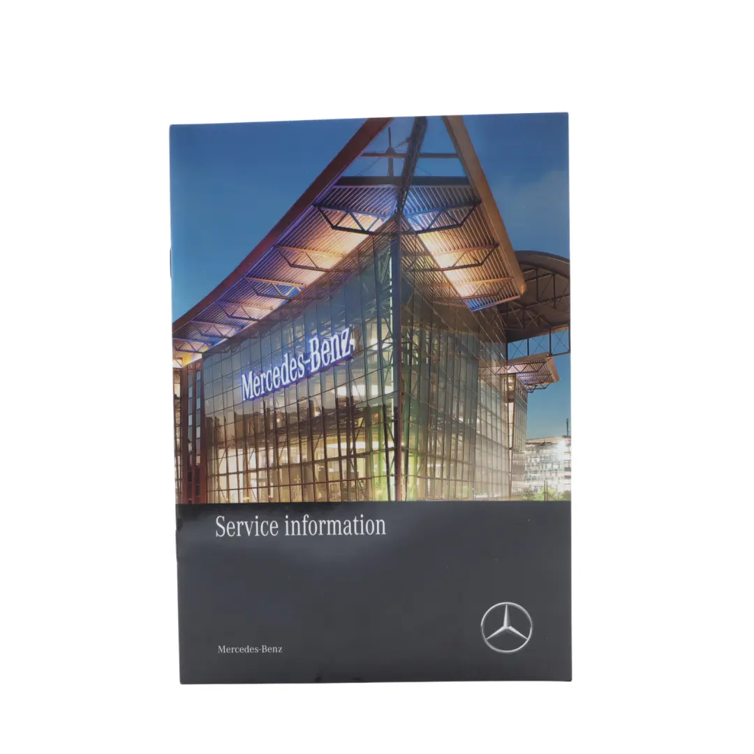 Mercedes W176 Owner's Handbook Service Booklet Slipcase Pouch Case Wallet