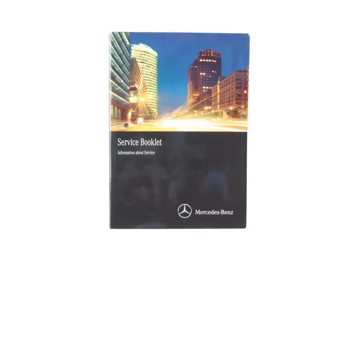 Mercedes W176 Owner's Handbook Service Booklet Slipcase Pouch Case Wallet