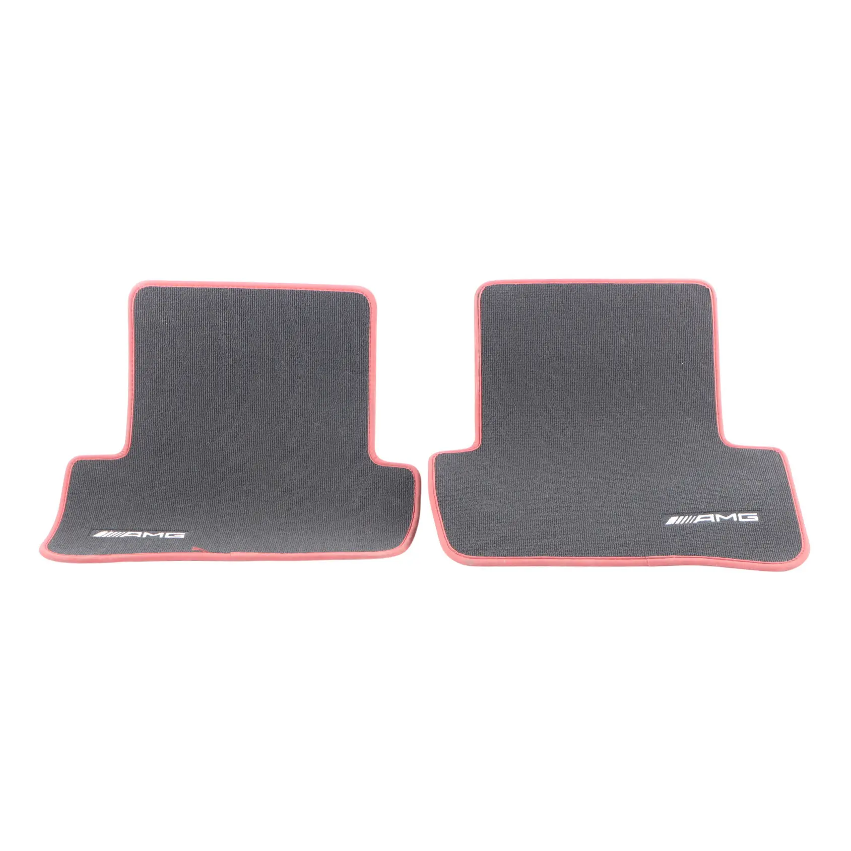 Mercedes W204 AMG Interior Carpet Floor Mats Black Rear Set A2046844203