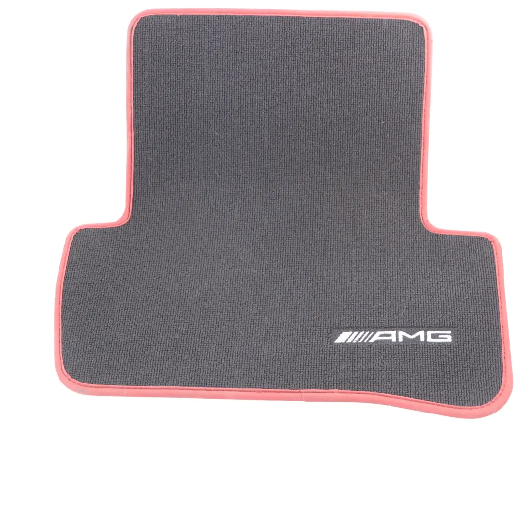 Mercedes W204 AMG Interior Carpet Floor Mats Black Rear Set A2046844203