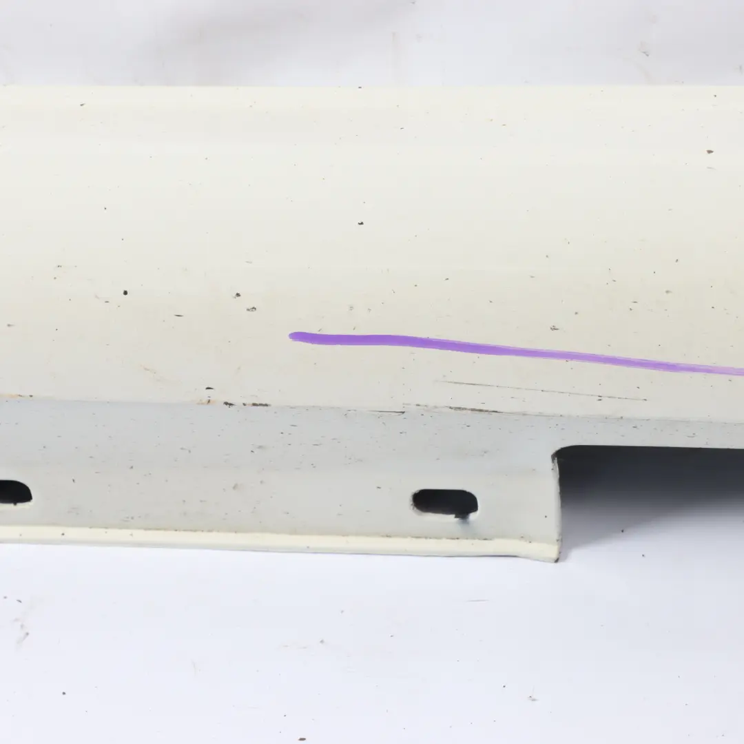 Mercedes W204 Side Skirt Cover Door Sill Panel Right O/S Diamond White - 799