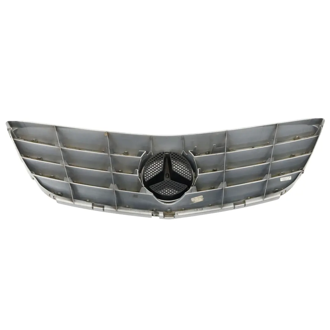 Mercedes W204 Vorne Motor Haube Kühlergrill Kühlerbalken Zierleiste Silber Chrom