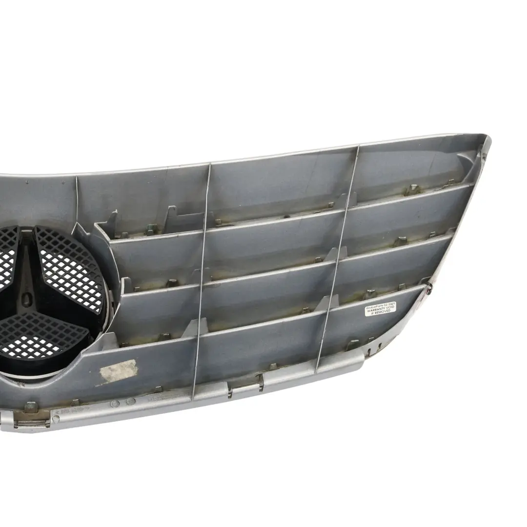 Mercedes W204 Vorne Motor Haube Kühlergrill Kühlerbalken Zierleiste Silber Chrom