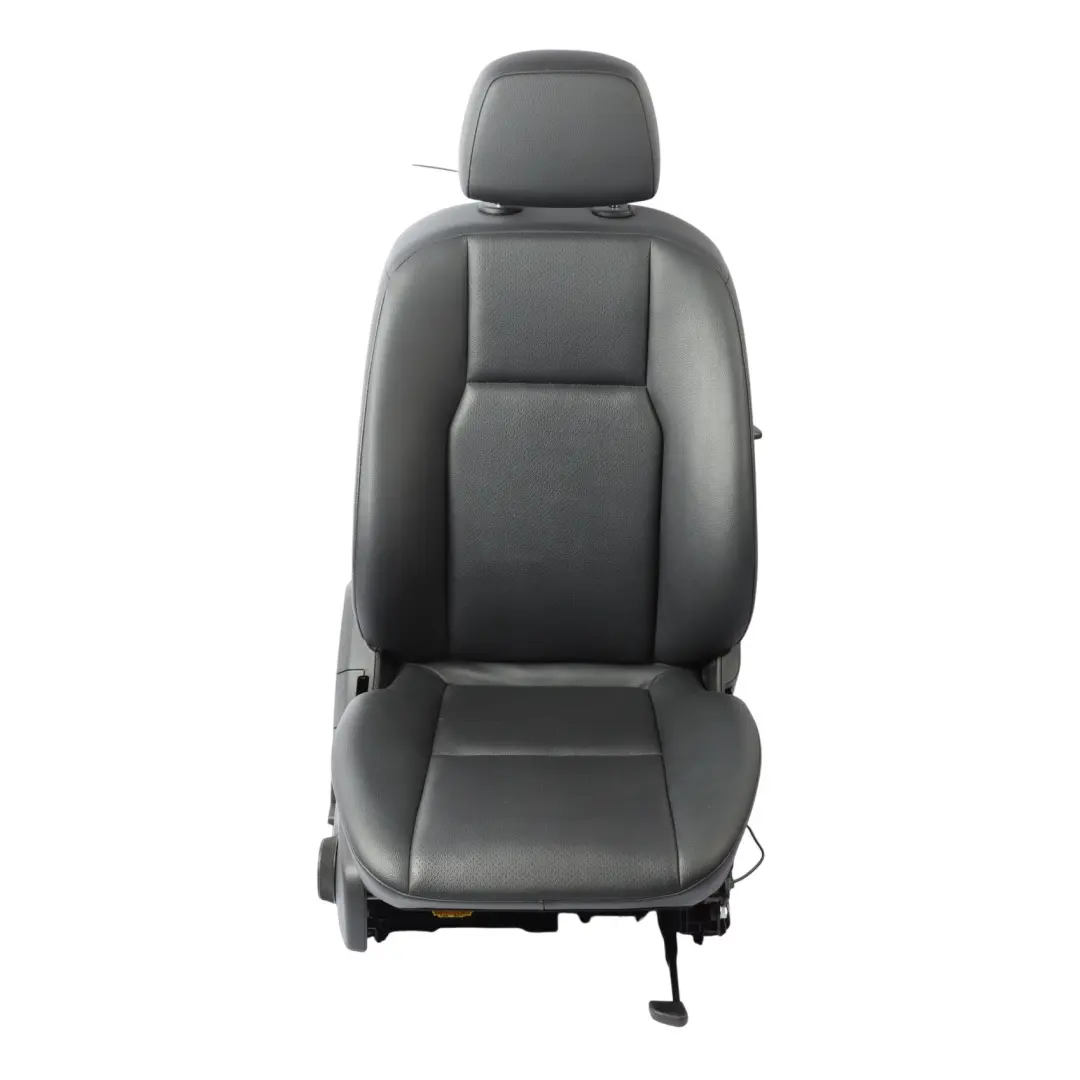 Mercedes W204 Front Right O/S Seat Black Imitation Leather Interior