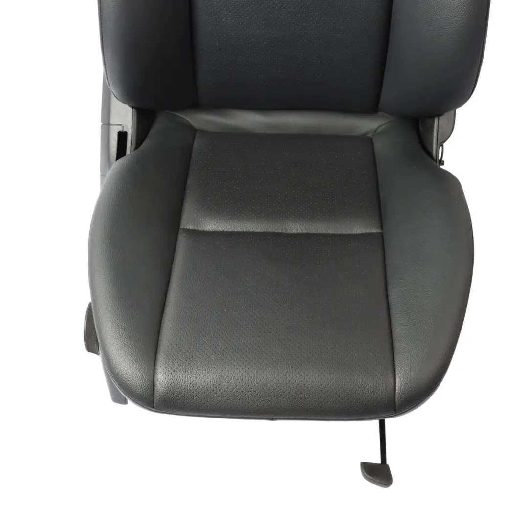 Mercedes W204 Front Right O/S Seat Black Imitation Leather Interior