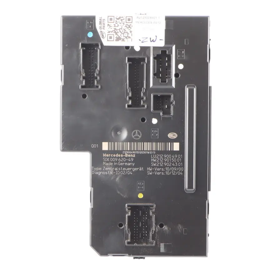 Fuse Box Mercedes W212 Rear SAM Relay Control Unit Module A2129004901