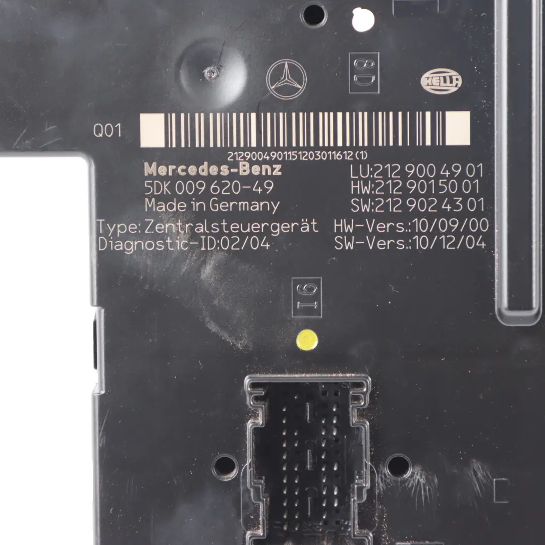 Fuse Box Mercedes W212 Rear SAM Relay Control Unit Module A2129004901