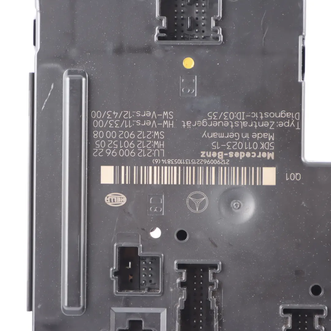 Mercedes W212 Rear SAM Control Unit Module A2129009622
