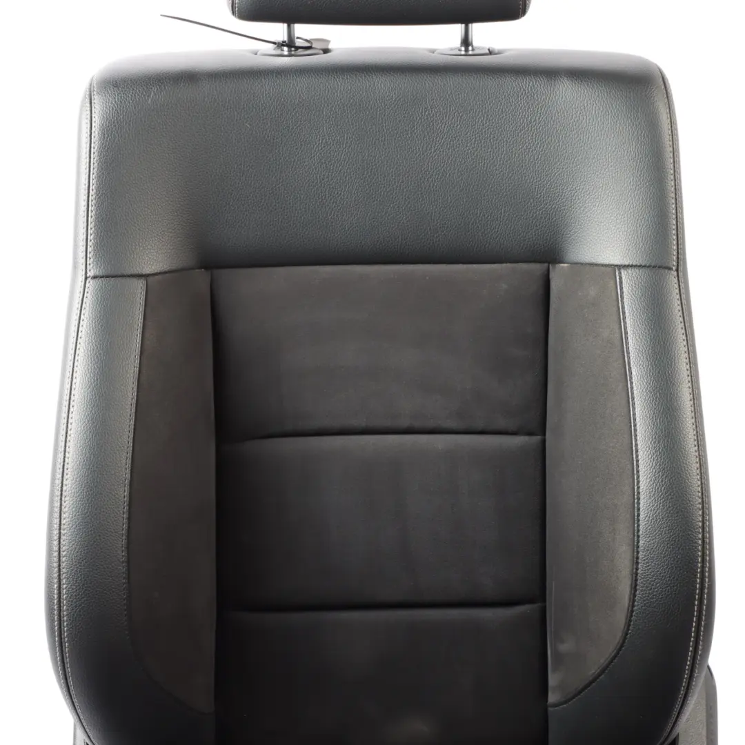 Mercedes W212 Front Seat Left N/S Heated Interior Fabric Imitation Leather Black