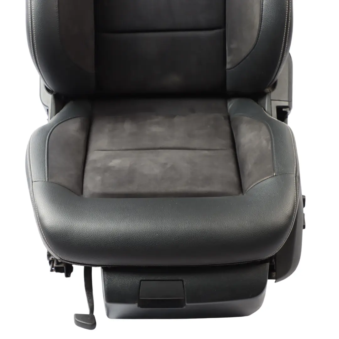 Mercedes W212 Front Seat Left N/S Heated Interior Fabric Imitation Leather Black