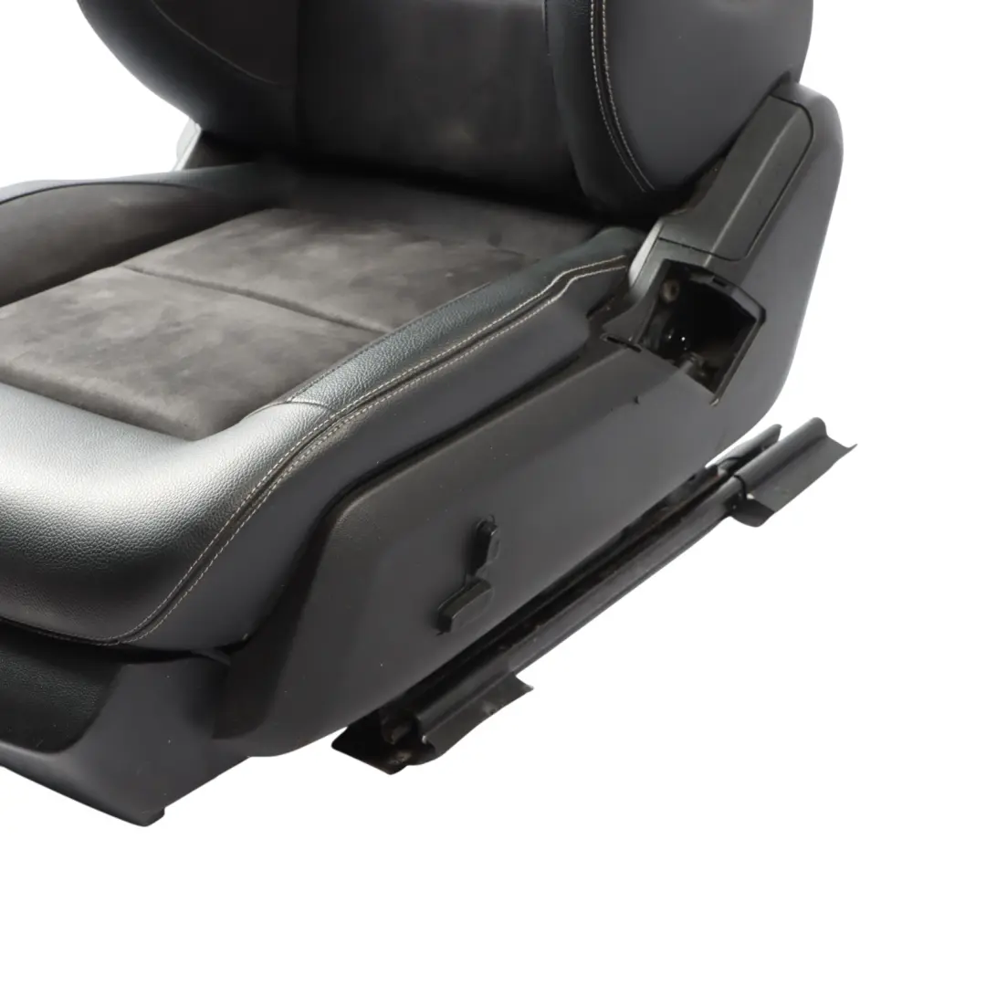 Mercedes W212 Front Seat Left N/S Heated Interior Fabric Imitation Leather Black