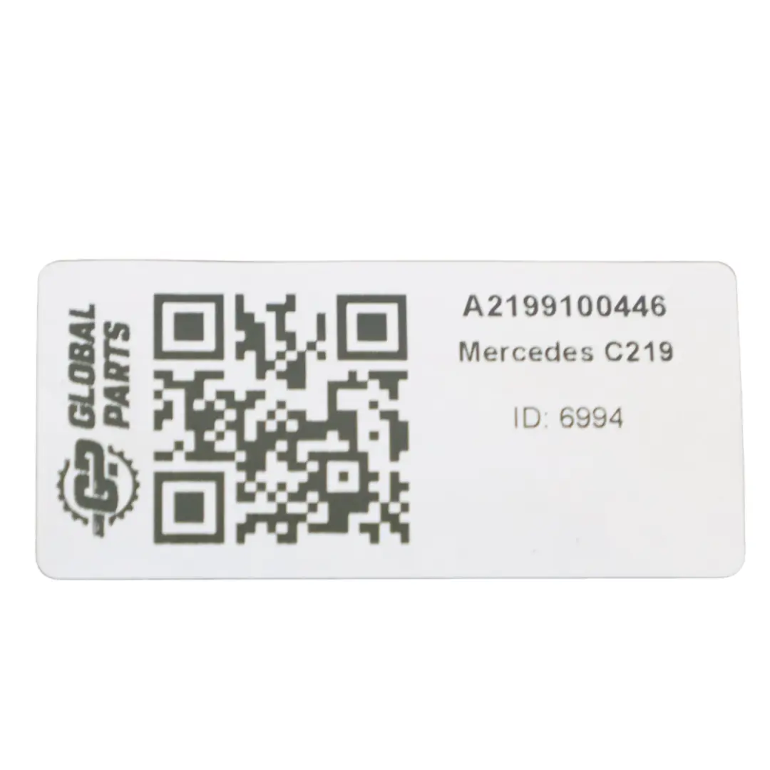 Mercedes C219 Funda Asiento Delantero Derecho Calefactable Forro Cuero Gris