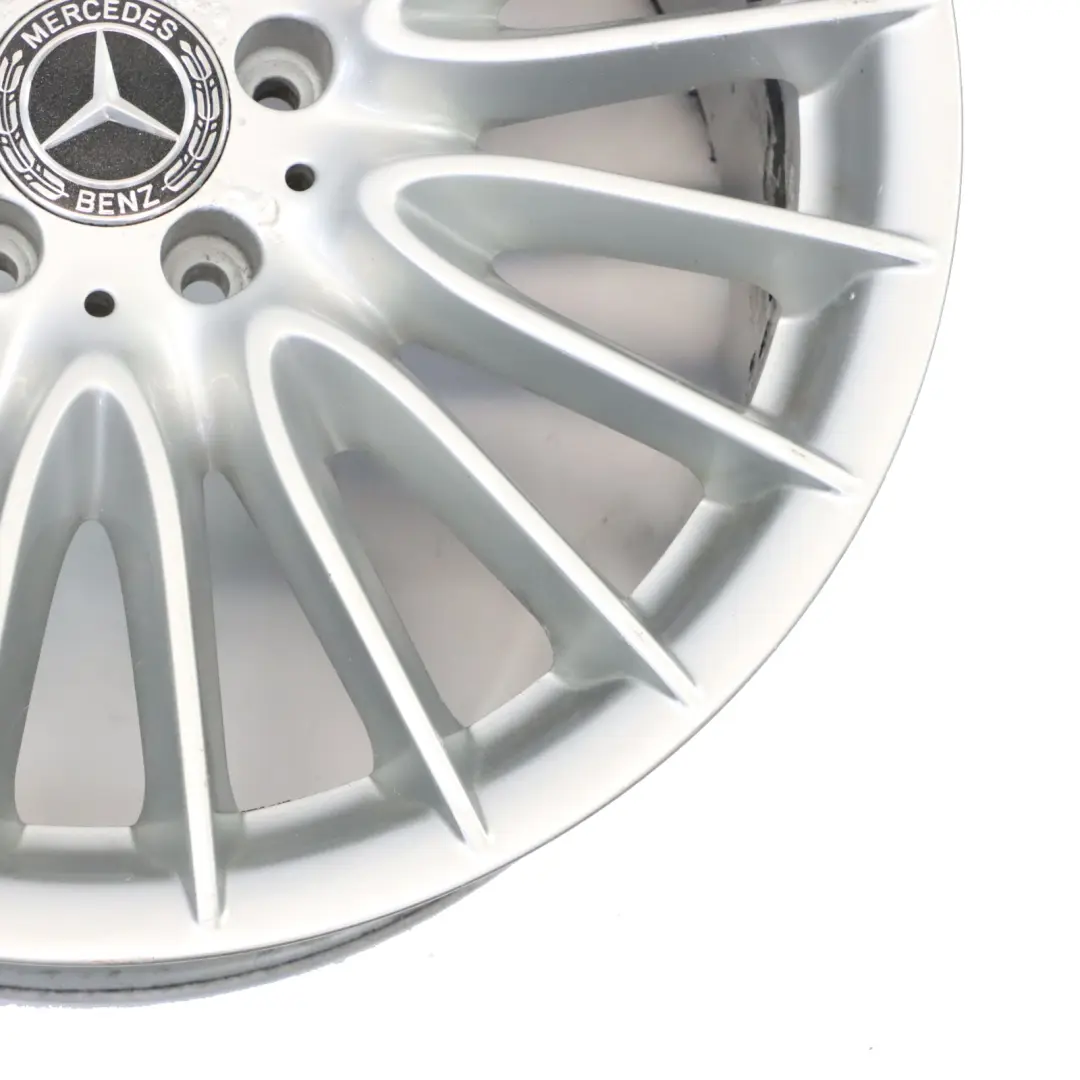 Mercedes W221 AMG Rear Silver Alloy Wheel Rim 19" 9,5J ET:43 A2214015702