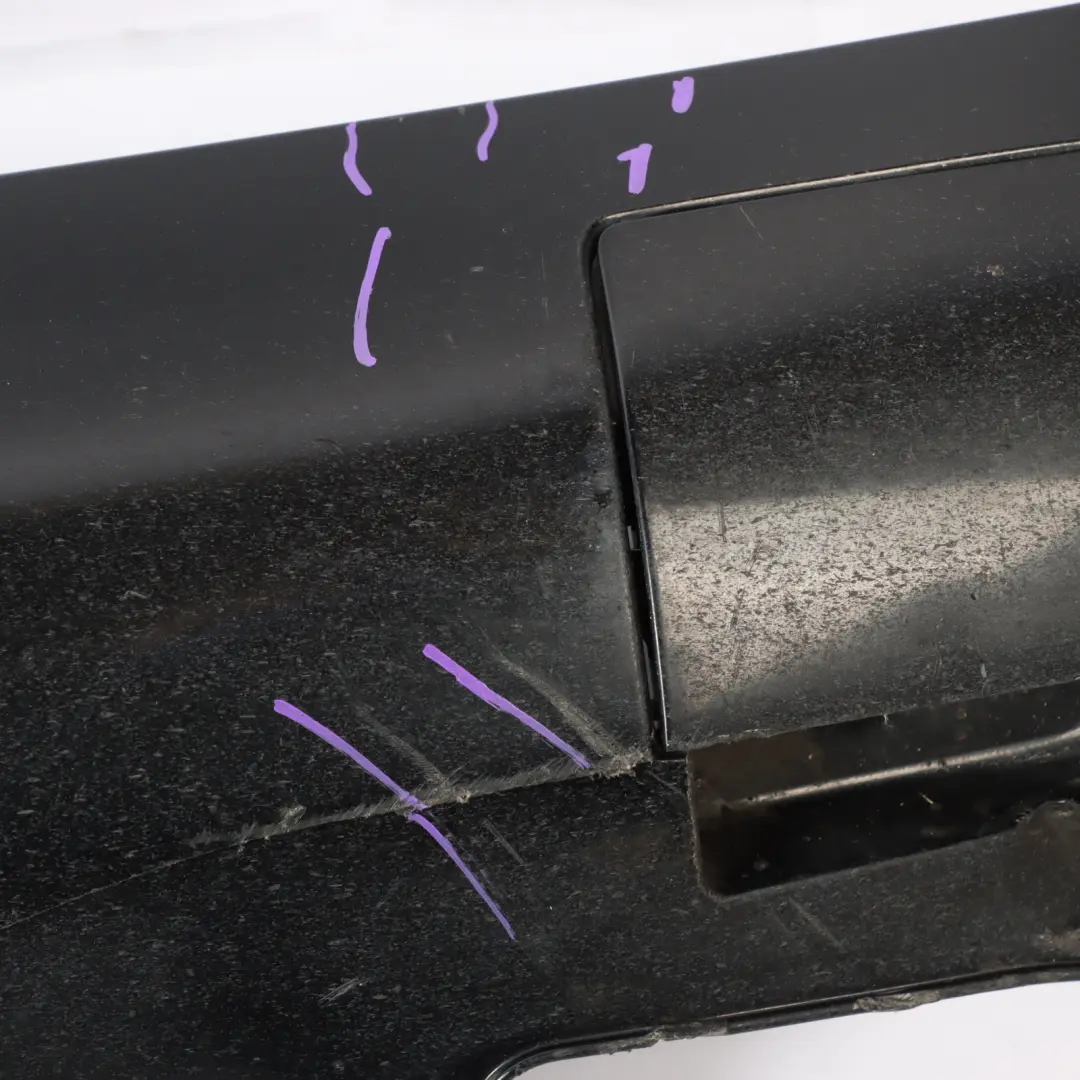 Mercedes R231 Side Skirt Right O/S AMG Door Sill Cover Obsidian Black - 197