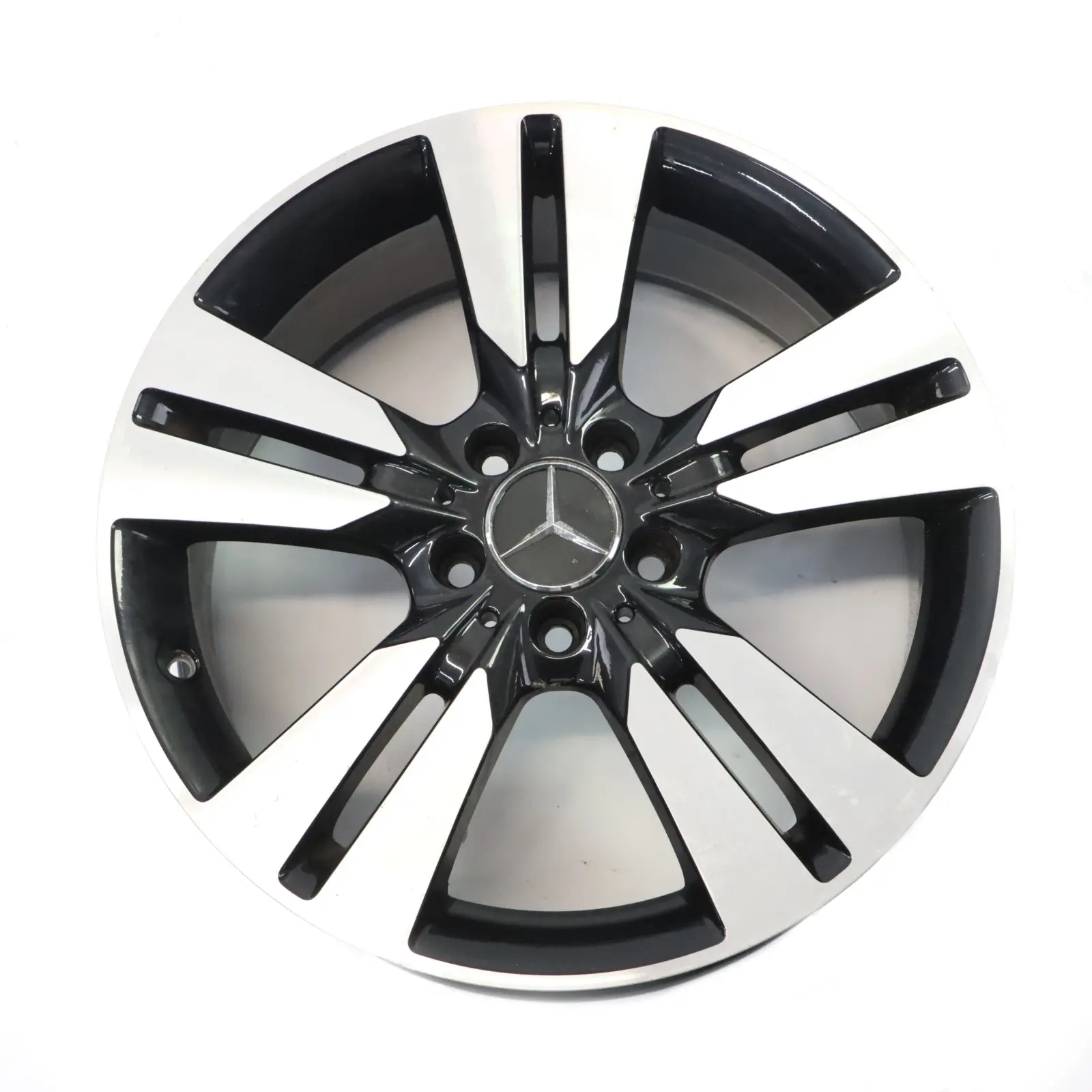 Mercedes W176 Alloy Wheel Rim 18" ET:52 7,5J 5 Double Spoke A2464010402