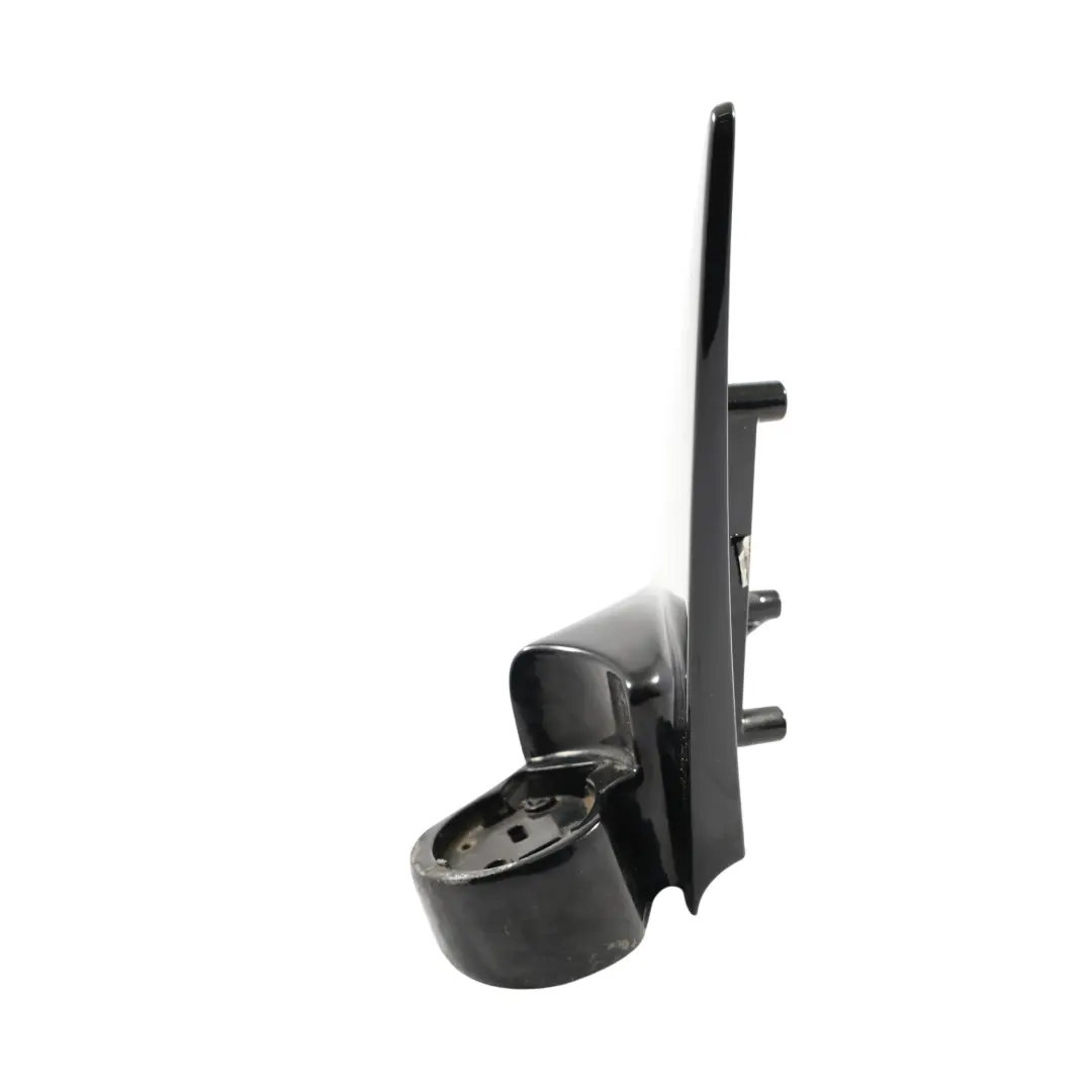 BMW X5 E53 Exterior Left Door Wing Mirror Base N/S Bracket High Gloss Black