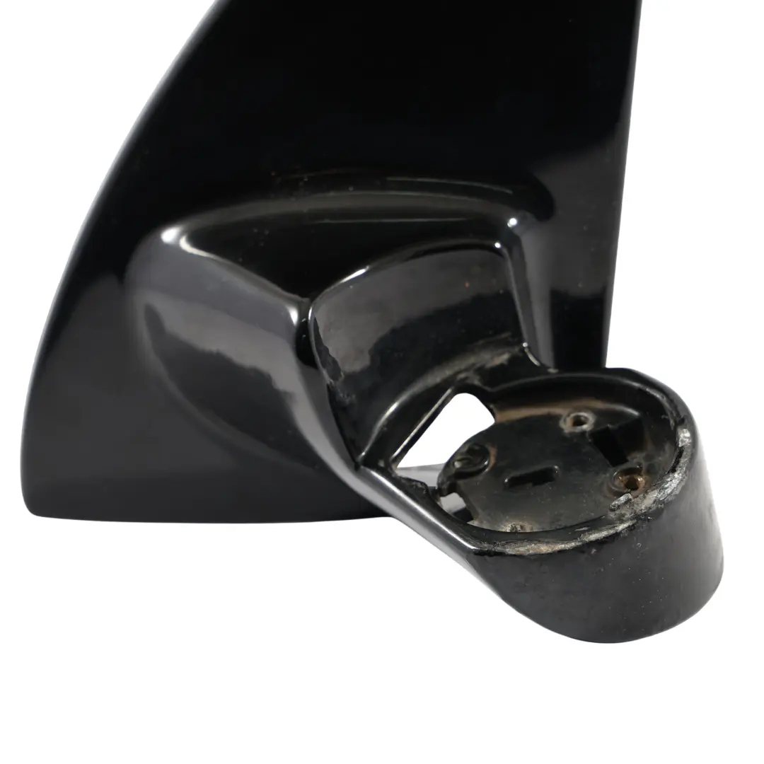 BMW X5 E53 Exterior Left Door Wing Mirror Base N/S Bracket High Gloss Black