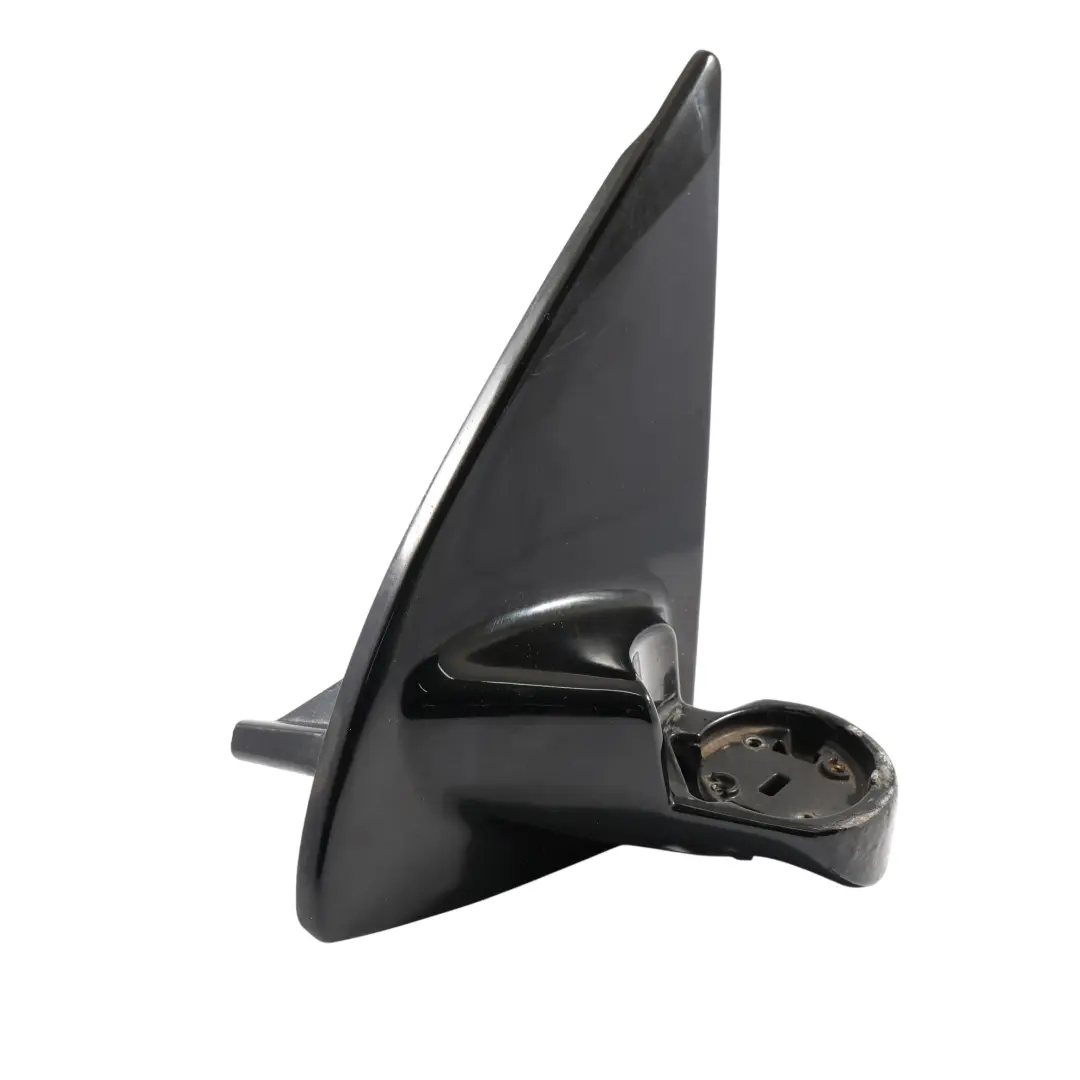 BMW X5 E53 Exterior Left Door Wing Mirror Base N/S Bracket High Gloss Black