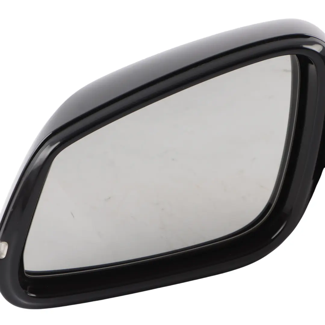 BMW F20 Wing Mirror Door Left Heated N/S High Gloss Black Sapphire Metallic 475