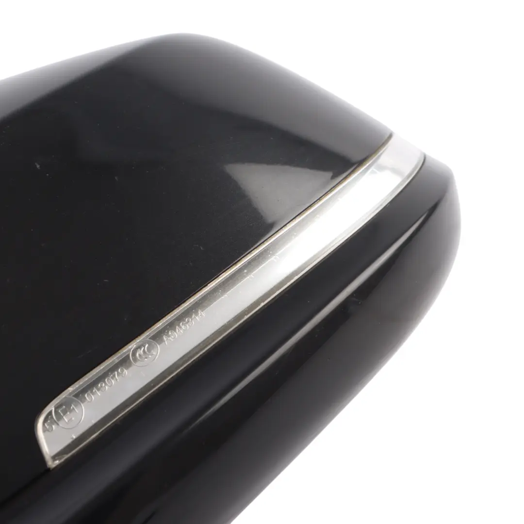 BMW F20 Wing Mirror Door Left Heated N/S High Gloss Black Sapphire Metallic 475