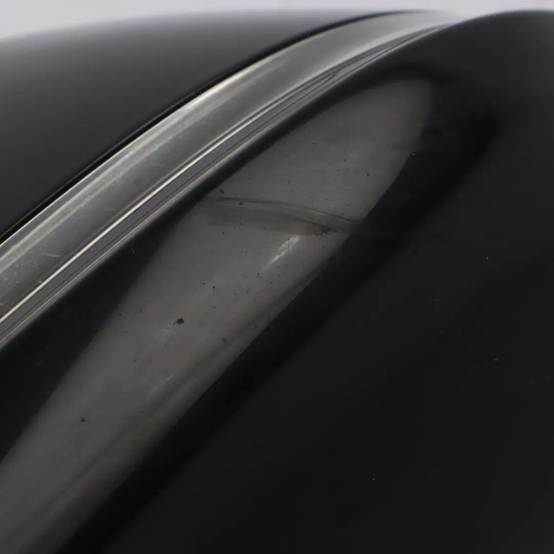 BMW F20 Wing Mirror Door Left Heated N/S High Gloss Black Sapphire Metallic 475