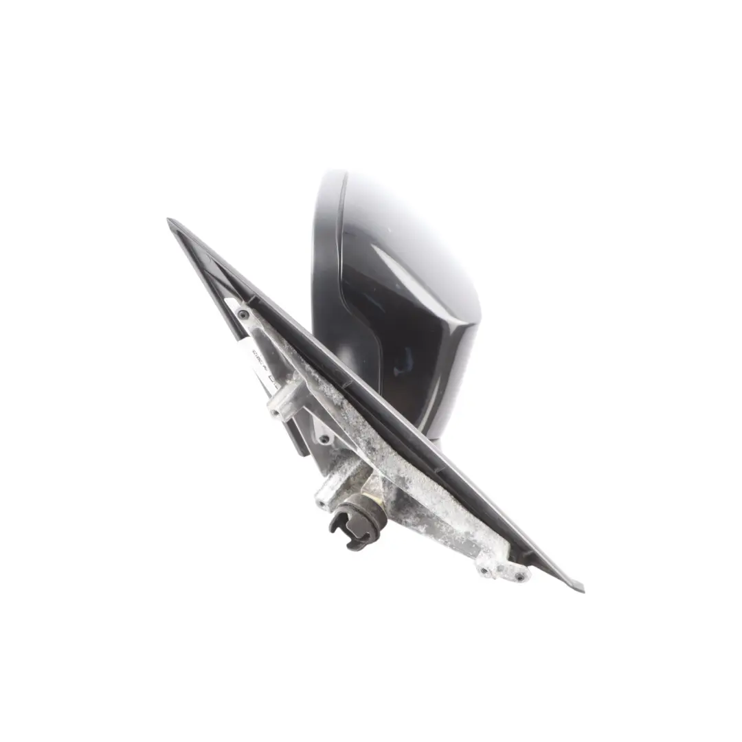 BMW 1 Series E87 LCI 3 Outside Left Wing Mirror N/S Schwarz 2 Black 668