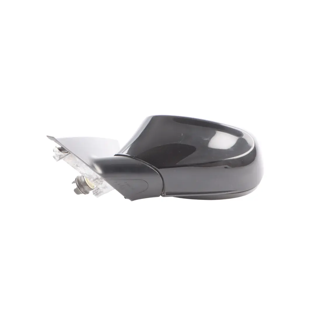 BMW 1 Series E87 LCI 3 Outside Left Wing Mirror N/S Schwarz 2 Black 668