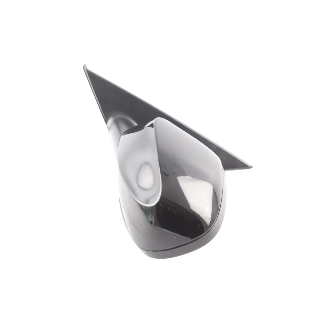 BMW 1 Series E87 LCI 3 Outside Left Wing Mirror N/S Schwarz 2 Black 668