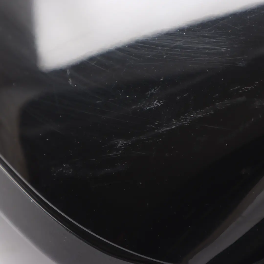 BMW 1 Series E87 LCI 3 Outside Left Wing Mirror N/S Schwarz 2 Black 668