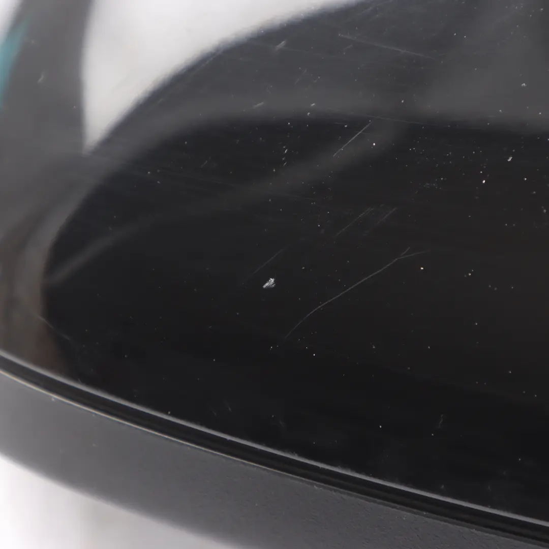 BMW 1 Series E87 LCI 3 Outside Left Wing Mirror N/S Schwarz 2 Black 668