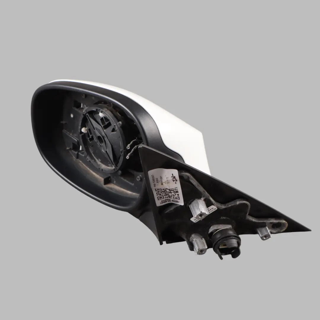 BMW E81 E82 E88 Left Wing Mirror Heated N/S Alpinweiss Alpine White 300 7268307