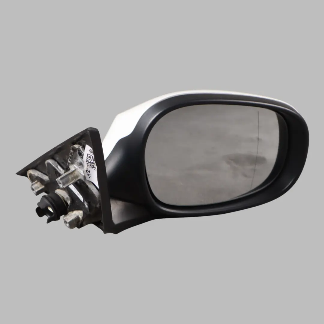 Wing Mirror BMW E81 E82 E88 Heated Right O/S Alpinweiss Alpine White 300 5 Pins