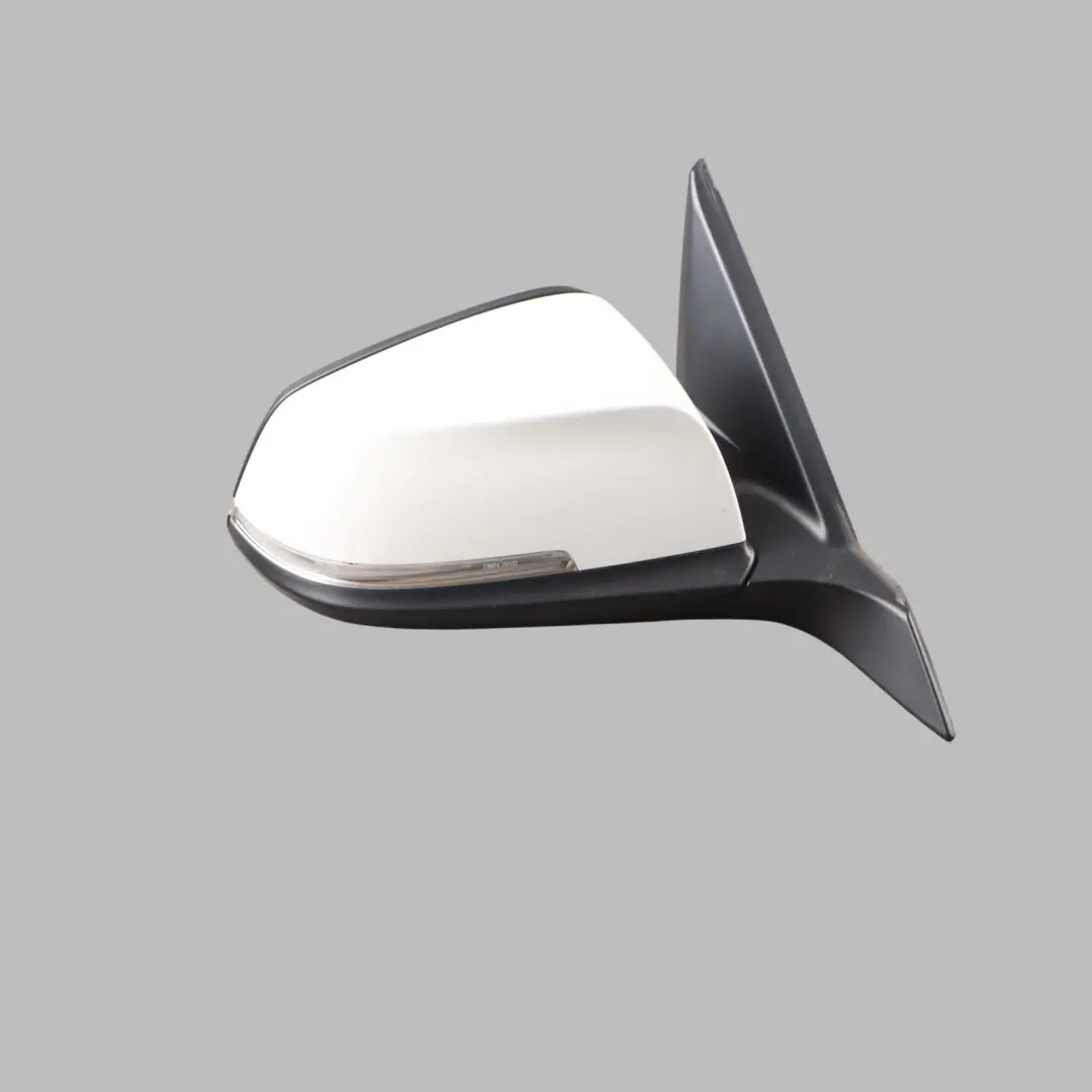 BMW F21 F22 F23 Right Heated Wing Mirror O/S 6 Pins Alpinweiss White 300 7268540