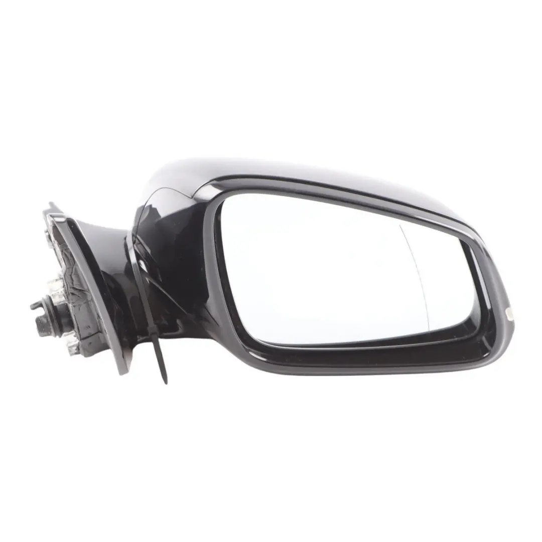 Wing Mirror BMW F21 F22 Right O/S High Gloss Heated Black Sapphire 475 6 Pins