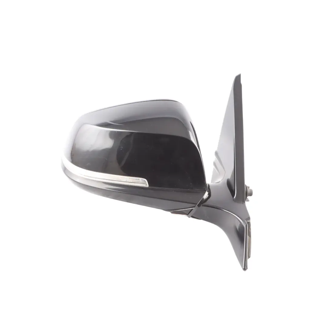 Wing Mirror BMW F21 F22 Right O/S High Gloss Heated Black Sapphire 475 6 Pins