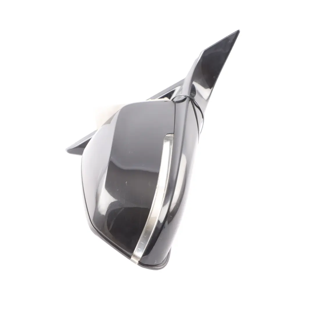 Wing Mirror BMW F21 F22 Right O/S High Gloss Heated Black Sapphire 475 6 Pins