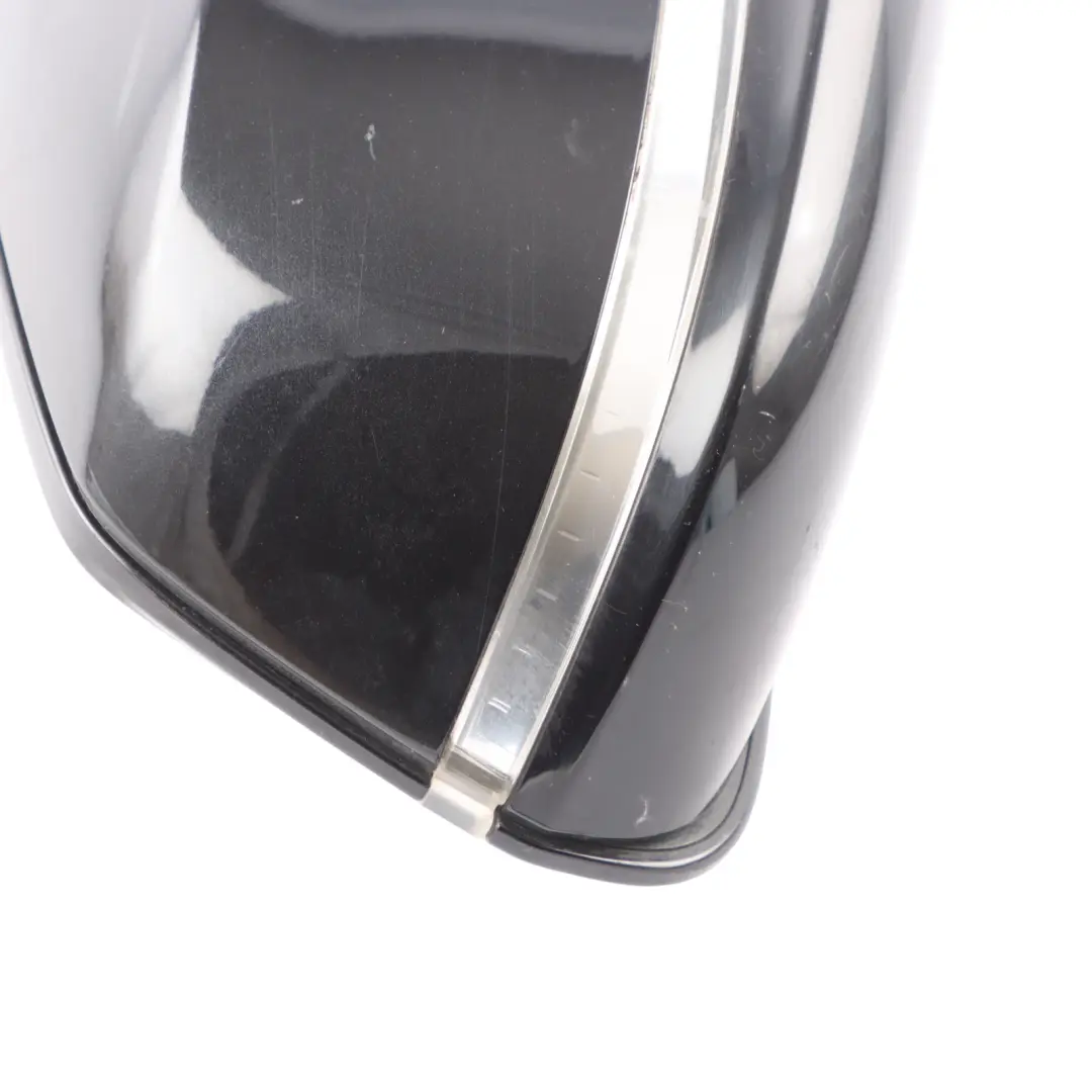 Wing Mirror BMW F21 F22 Right O/S High Gloss Heated Black Sapphire 475 6 Pins