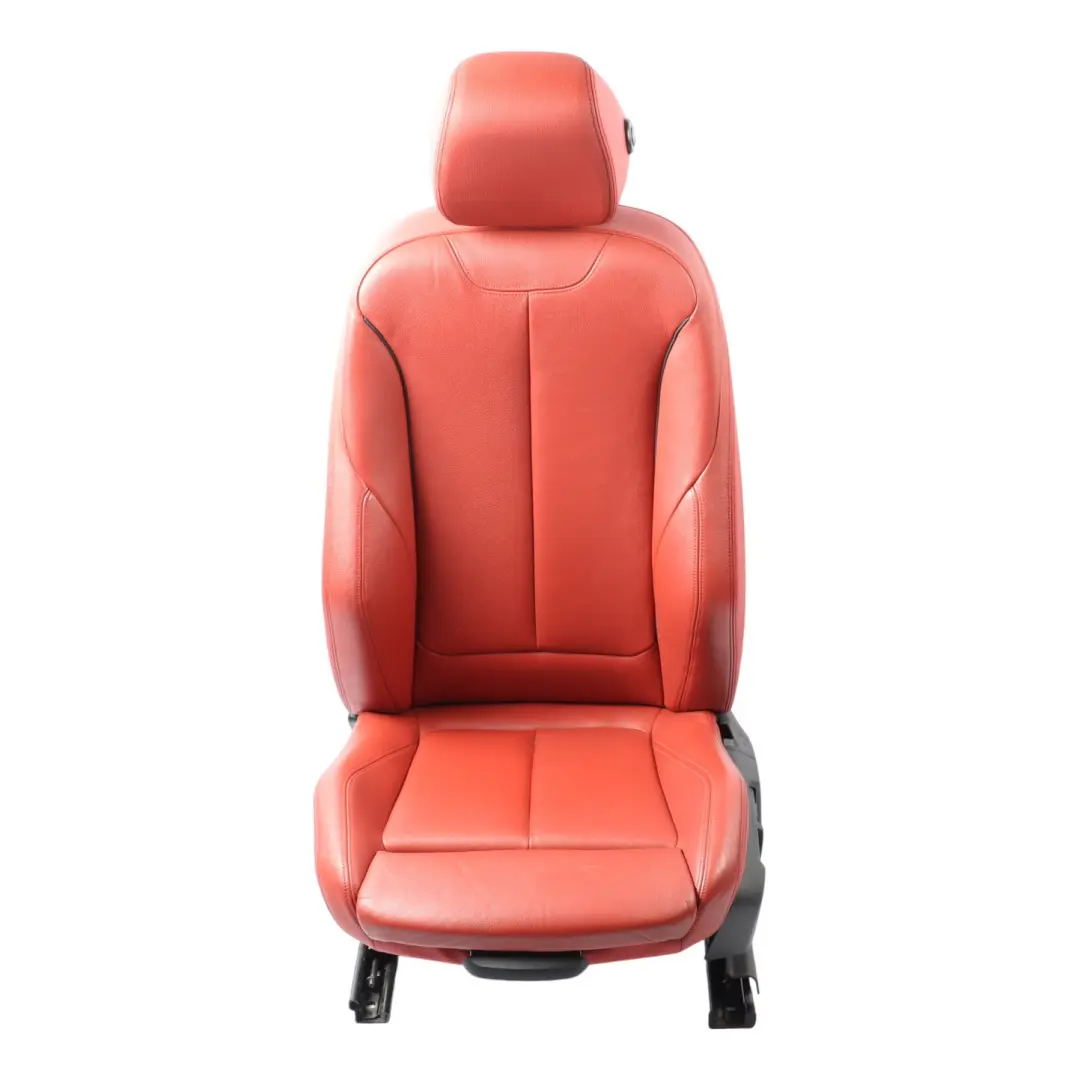 Front Seat BMW F30 F31 M Sport Heated Leather Korall-Rot Red Left N/S Memory