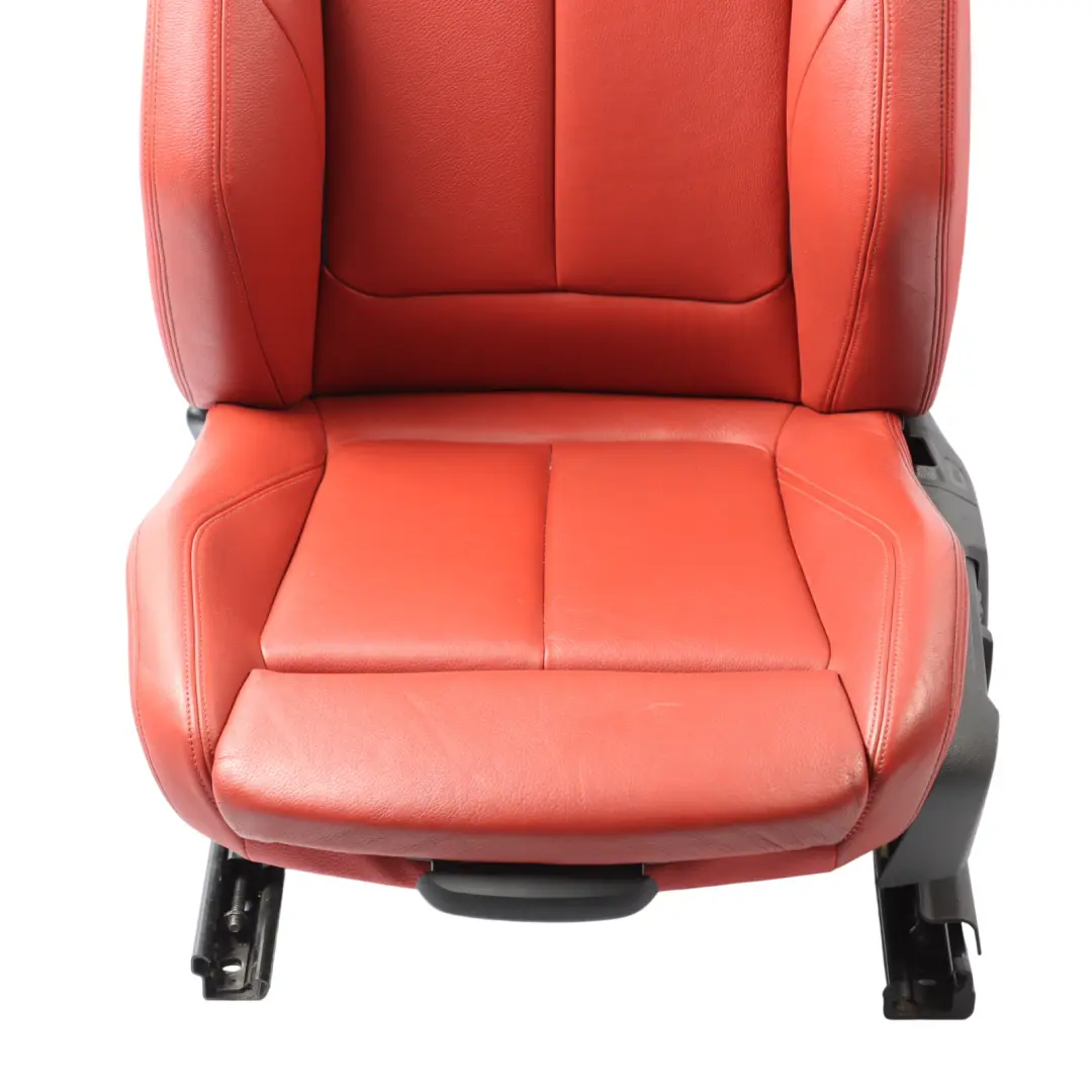 Front Seat BMW F30 F31 M Sport Heated Leather Korall-Rot Red Left N/S Memory
