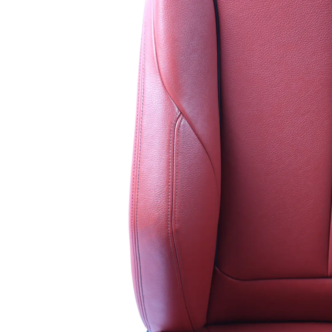 Front Seat BMW F30 F31 M Sport Heated Leather Korall-Rot Red Left N/S Memory