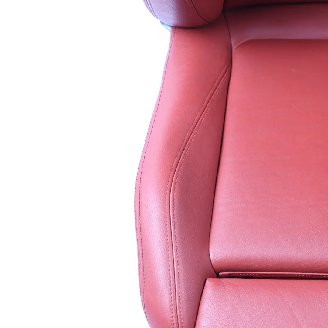 Front Seat BMW F30 F31 M Sport Heated Leather Korall-Rot Red Left N/S Memory