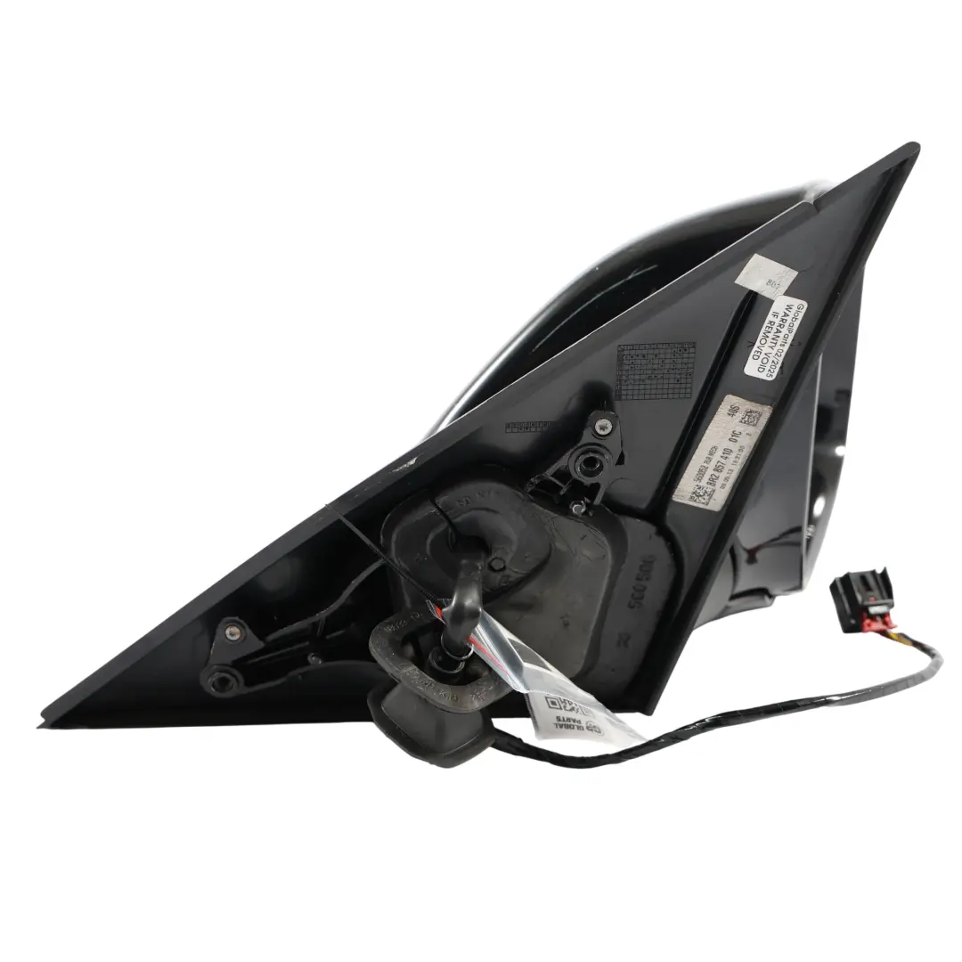 Audi Q5 8R Electric Mirror Wing Glass Right O/S Phantom Black - Z9Y 8R2857410F 