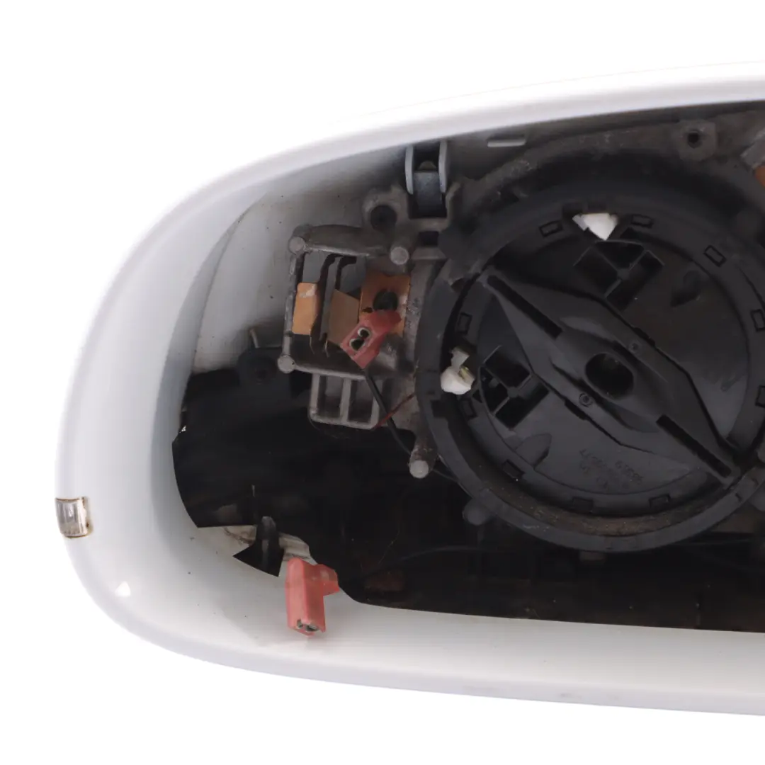 Audi A5 8T Door Wing Mirror Electric Left N/S Glacier White Pearl - S9R