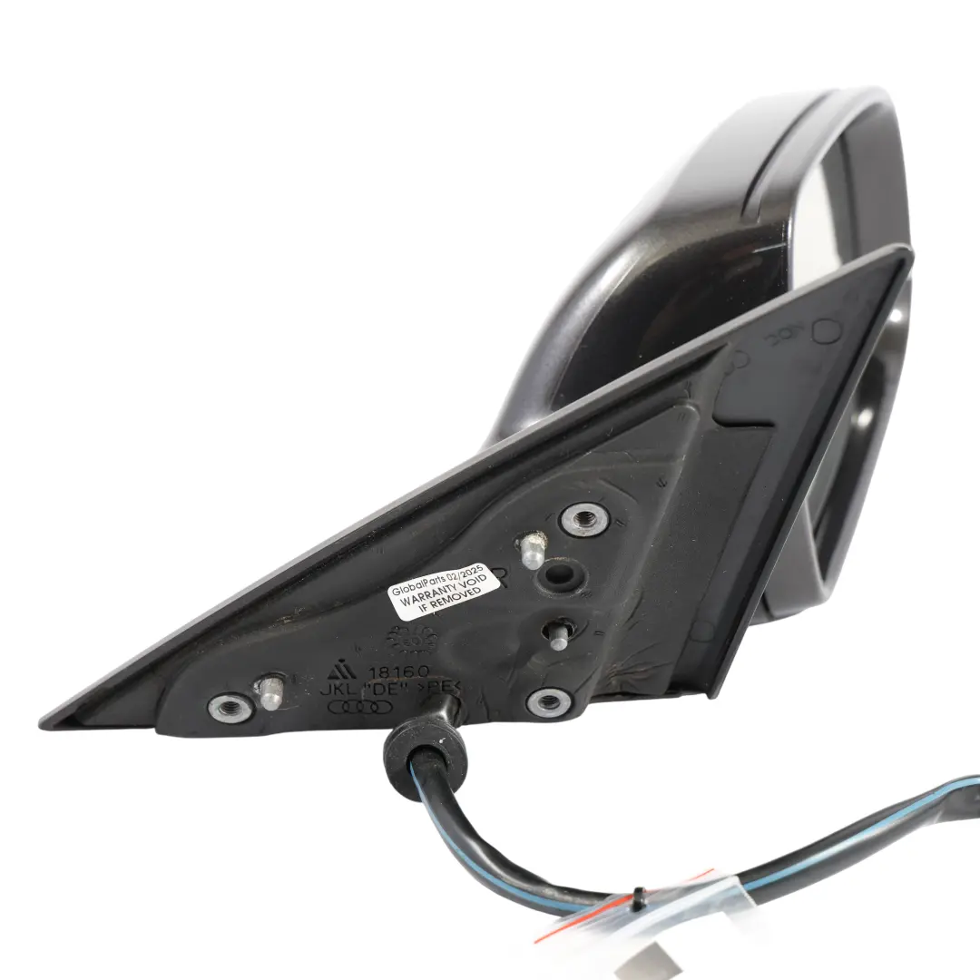 Audi A5 8T Wing Mirror Heated Door Right O/S Lava Grey Pearl - Z7L 8T8857410L