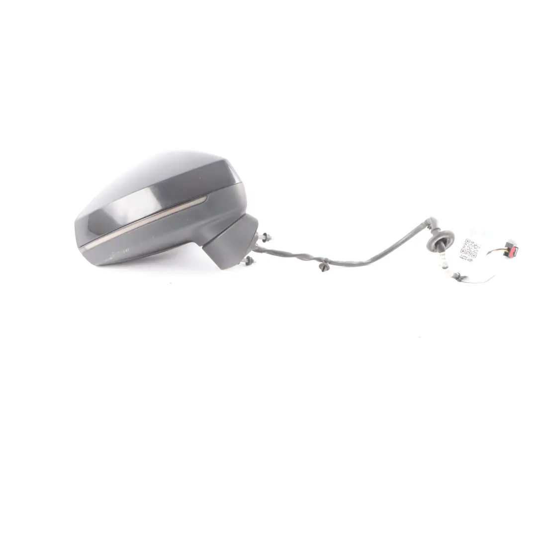 Audi A3 8V Wing Mirror Heated Door Right O/S Brilliant Black - Y9B 8V5857410C