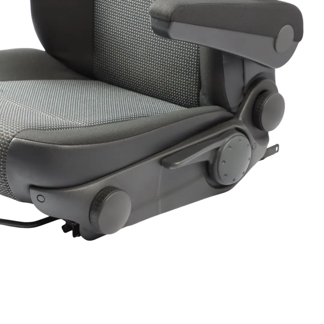 Mercedes W639 Front Left N/S Single Seat Leather Cloth Antracite