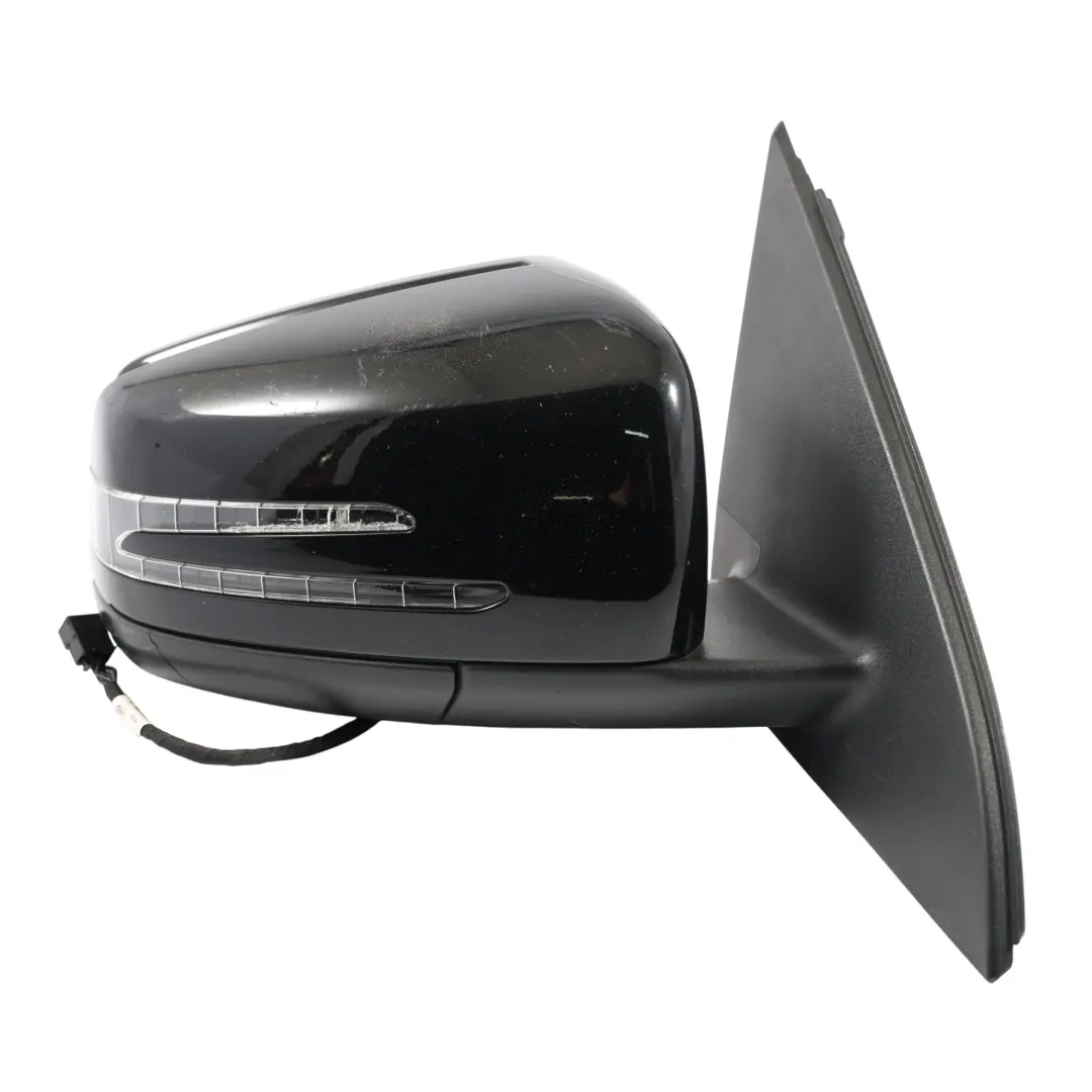 Mercedes W176 Mirror Wing Door Outside Black Right O/S A1768100276