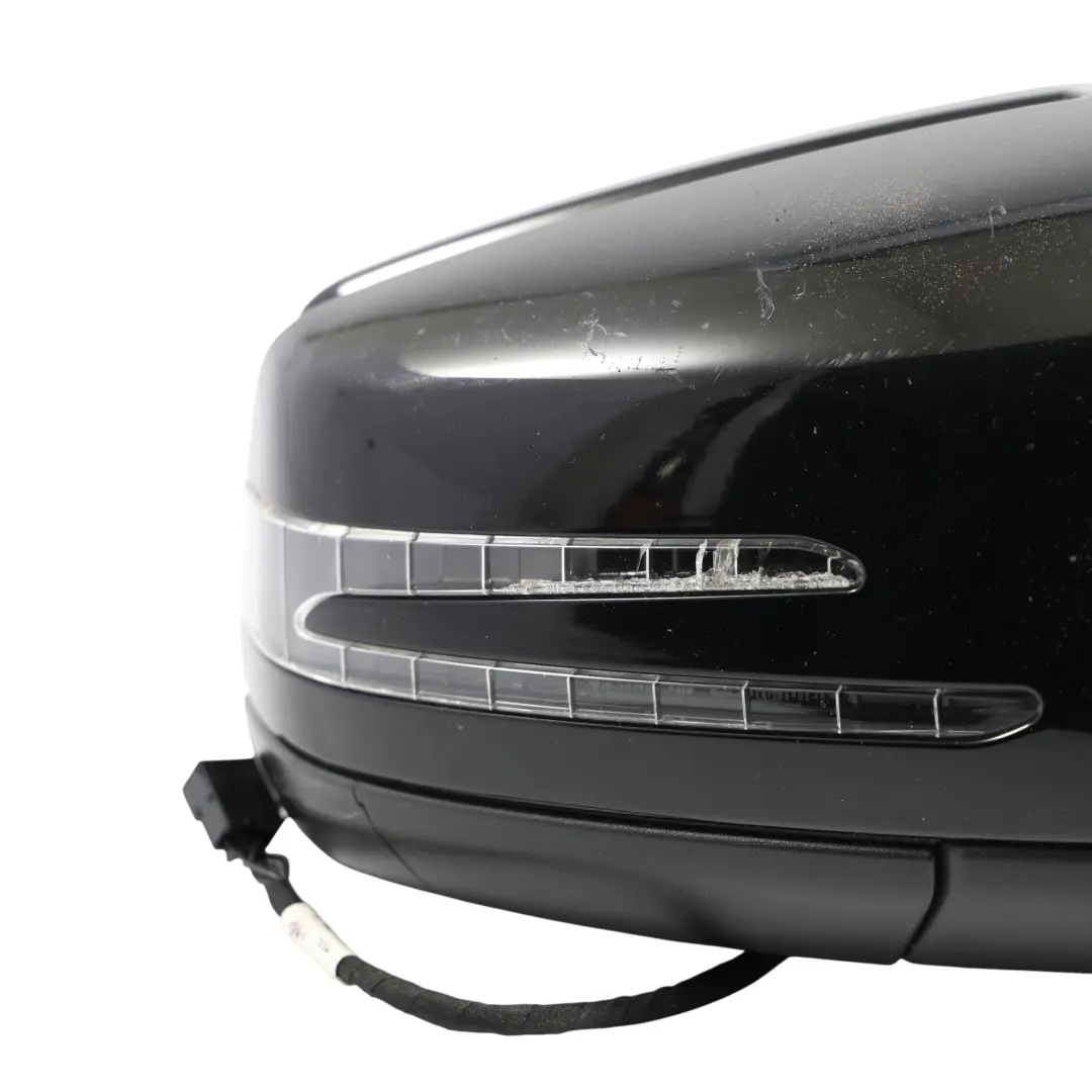 Mercedes W176 Mirror Wing Door Outside Black Right O/S A1768100276